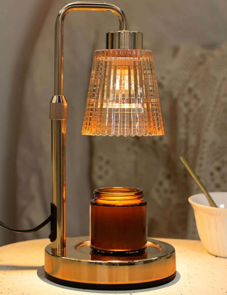 GODONLIF Candle Warmer Lamp — Champagne Gold